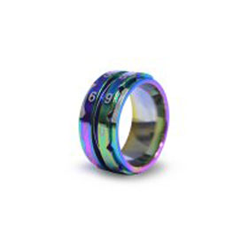Knitter's Pride Row Counter Ring Rainbow - Size 9