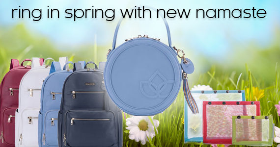 New Spring Namaste Colors and Namaste Circle Bags