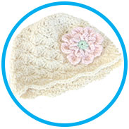 Crochet Shell Stitch Baby Hat