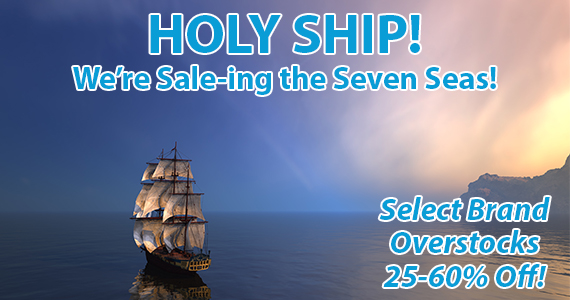 Sale the Seven Seas with us! 25-60% off!