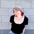Allison's 10,000 Crocheted Hats Topper! photo