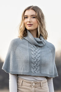 Blue Sky Fibers Patterns - The Classic Series Patterns - Calgary Capelet - PDF DOWNLOAD