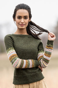 Blue Sky Fibers Patterns - The Classic Series Patterns - Richmond Hill Pullover - PDF DOWNLOAD