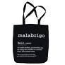Malabrigo Tote Bags - Tote 'Definition' Black Accessories photo