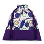 della Q Small Eden Project Bag - 115-1 - Fabric Print Collection - Coffee and Yarn Purple Accessories photo