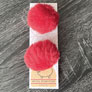 Ikigai Fiber Wool Pom Poms - Red Wool Pom 6cm Accessories photo