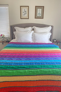 Jimmy Beans Wool Jimmy Beans Wool PDF Patterns - Cascading Rainbows Blanket