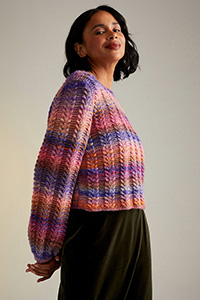 Sirdar Jewelspun Pattern - 10719 Sunset Orchard Sweater - PDF DOWNLOAD - 10719 Sunset Orchard Sweater - PDF DOWNLOAD