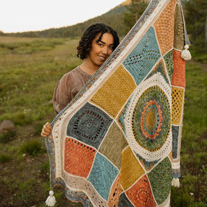 Jimmy Beans Wool 2024 Crochet Blanket Club Kits - *Monthly* Auto Renew - Tosh Blanket - Playful