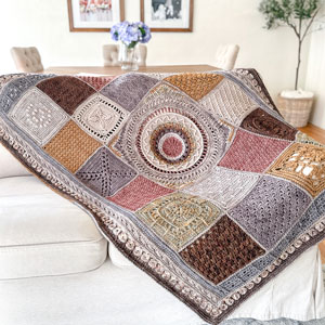 Jimmy Beans Wool 2024 Crochet Blanket Club Kits - *Monthly* Auto Renew - Tosh Blanket - Romantic - *Monthly* Auto Renew - Tosh Blanket - Romantic