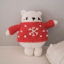 Hoooked Plush Crochet Toys - Winter Yule Bear Accessories photo