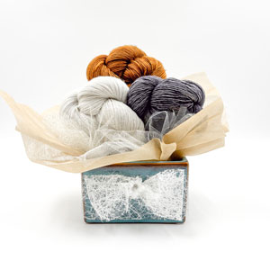 Jimmy Beans Wool Lunae Shawl Bouquet Kits - Golds & Greys