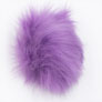 Jimmy Beans Wool Faux Fur Pom Poms w Snap - Light Purple Accessories photo