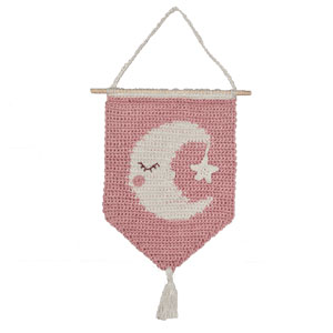 Hardicraft Plush Toys - Moon Wall Hanger (Crochet)