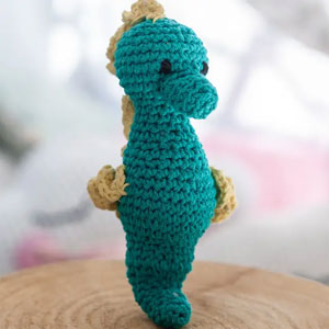 Hoooked Plush Crochet Toys - Seahorse Bubble