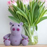 Hoooked Plush Crochet Toys - Hippo Hugo Accessories photo