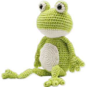 Hardicraft Plush Toys - Vinny Frog (Crochet)