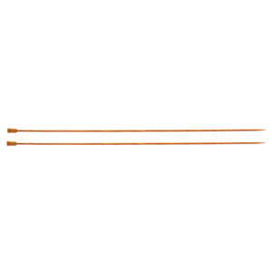 Knitter's Pride Dreamz Single Pointed Needles - US 5 - 14" Orange Lily
