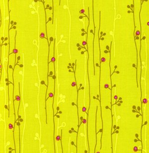 Erin McMorris Wildwood Fabric - Sprout - Lime