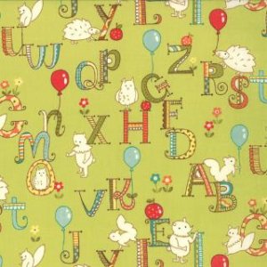 Keiki Mind Your Ps & Qs Fabric