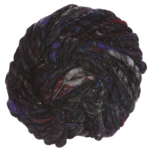 Knit Collage Cast Away yarn Blackberry Sparkle