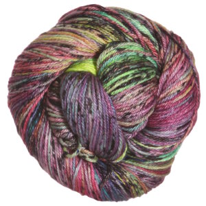 Madelinetosh Silk/Merino yarn Electric Rainbow