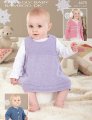 Sirdar Snuggly Baby and Children Patterns - 4470 Pinafore and Cardigans - PDF DOWNLOAD Patterns photo