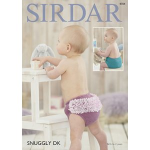 Sirdar Snuggly Baby and Children Patterns - 4704 Diaper Cover - PDF DOWNLOAD Pattern