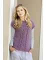 Universal Yarns Deluxe Cable Collection - Ballantyne Tee - PDF DOWNLOAD Patterns photo