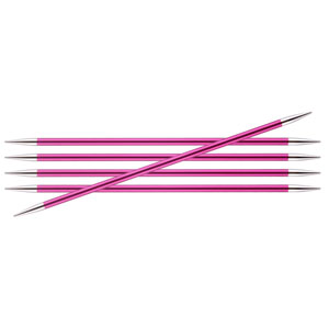Knitter's Pride Zing Double Pointed Needles - US 8 (5.0mm) - 8" Ruby
