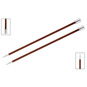 Knitter's Pride Zing Single Pointed Needles - US 9 (5.5mm) - 14" Sienna