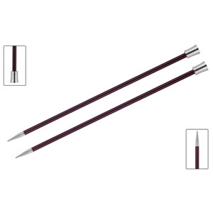 Knitter's Pride Zing Single Pointed Needles - US 10 (6.0mm) - 14" Purple Velvet