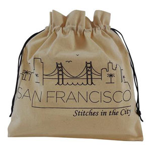della Q Stitches In The City Collectable Project Bags - 117-1 San Francisco