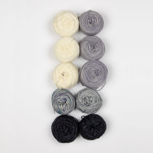 Jimmy Beans Wool Mini and Scraps Grab Bags kits Hand Dyed Yarns Grab Bag (fingering) - Neutrals