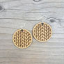 Katrinkles Knit Jewelry - Circle Earrings Accessories photo