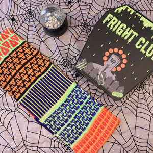 Jimmy Beans Wool Fright Club kits 2020 - Cowl-O-Ween (Bright) (ships mid-Sept)