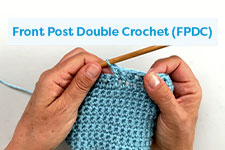 Front Post Double Crochet Crochet Tutorial