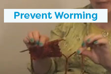 How to Prevent Worming Knitting Tutorial
