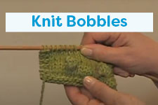 How to Knit Bobbles Knitting Tutorial