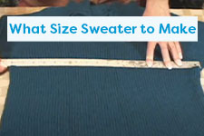 How to Decide What Size Sweater to Make Knitting Tutorial