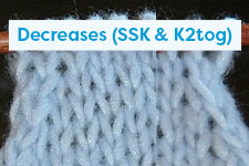 Decreases Knitting Tutorial