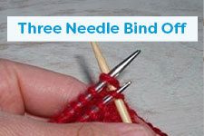 Three Needle Bind Off Knitting Tutorial
