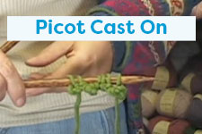 Picot Cast On Knitting Tutorial