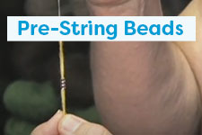 Pre-string Beads Tutorial