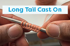 Long Tail Cast On Knitting Tutorial