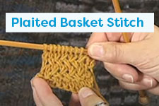 Plaited Basket Stitch Knitting Tutorial
