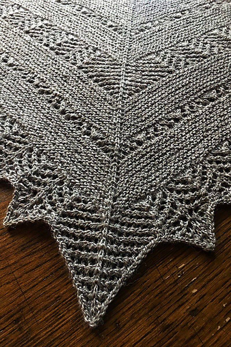 Justine Chenel Designs Patterns - Follow Your Arrow Shawl - PDF Download - Extra Image