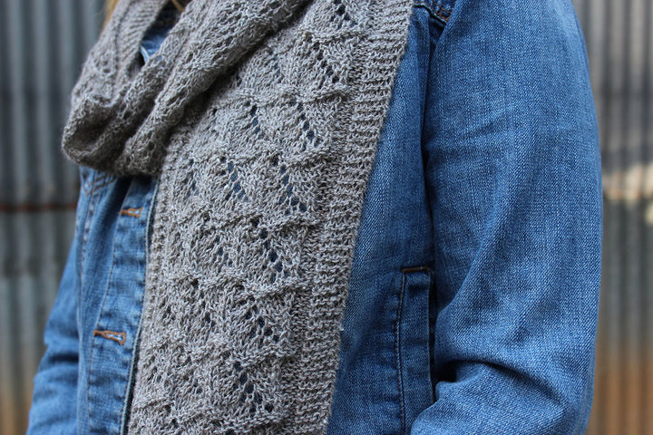 Justine Chenel Designs Patterns - Sensu Lace Scarf - PDF Download - Extra Image