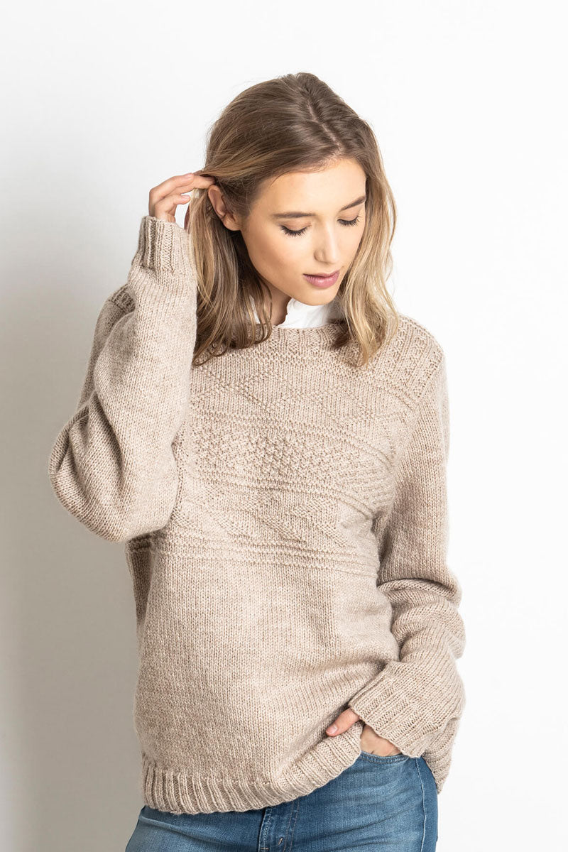 Blue Sky Fibers The Classic Series Patterns - Pemberton Pullover - PDF Download - Extra Image
