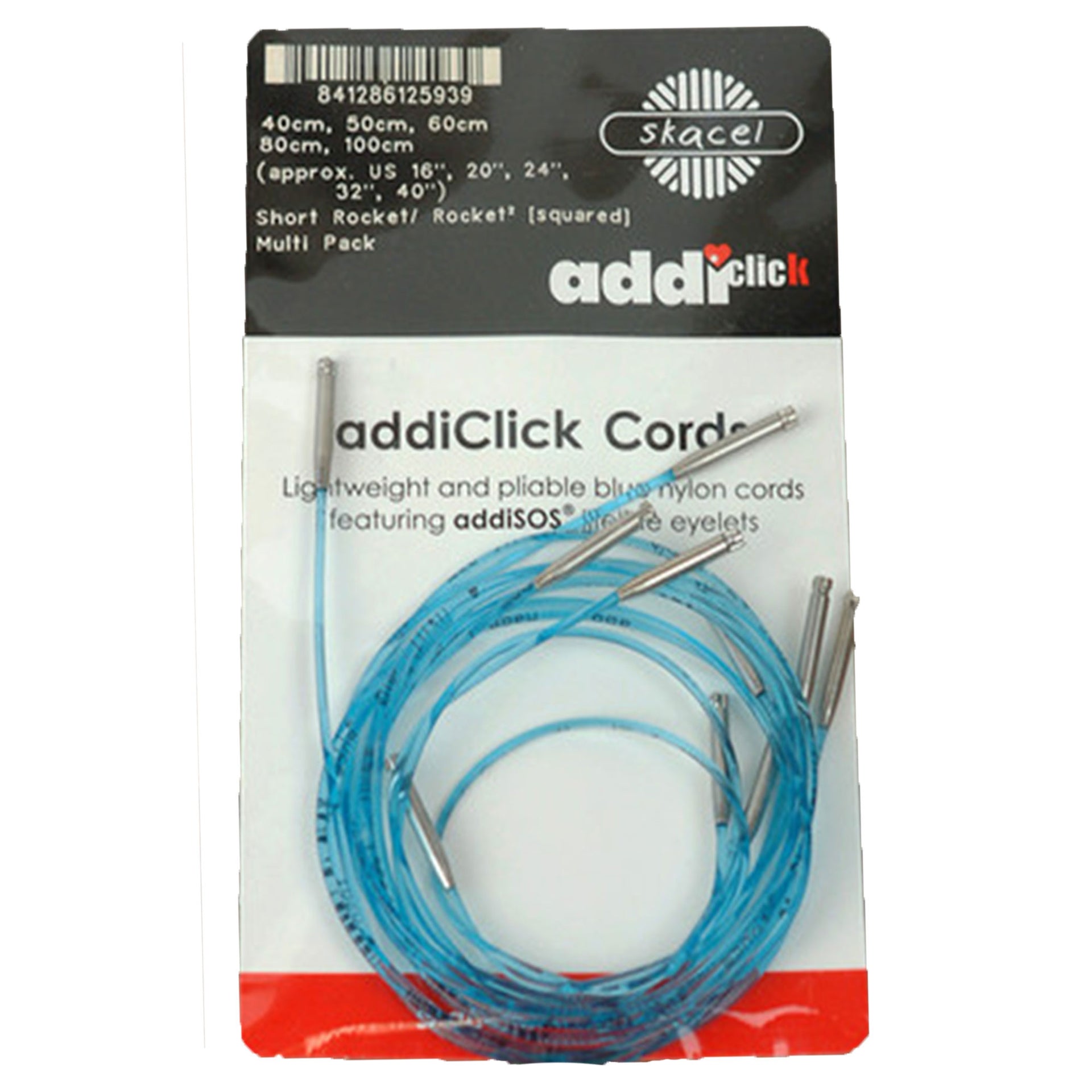addi Click Cords - Short Cord Multi Pack- 16", 20", 24", 32", 40", 47" 60" - Zoom Image
